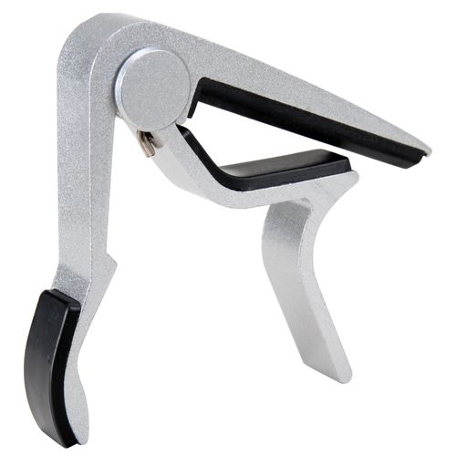 Rocktile Tc1-C Capodastre Argenté Pour Guitare De Concert Droite