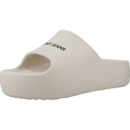 Tommy Jeans Tjw Chunky Flatform Slid Colour Blanc
