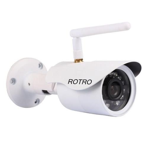 ROTRO Caméra de surveillance tube IP extérieur Wi-Fi 720 pixels C10