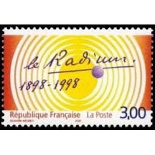 Centenaire De La Découverte Du Radium Par Pierre Et Marie Curie Année 1998 N° 3210 Yvert Et Tellier Luxe