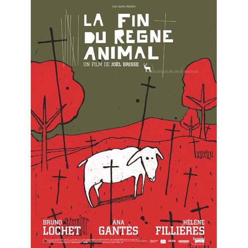 La Fin Du Règne Animal - Véritable Affiche De Cinéma Pliée - Format 40x60 Cm - De Joël Brisse Avec Bruno Lochet, Hélène Fillières, Ana Gantes, Michel Verplancke - 2003