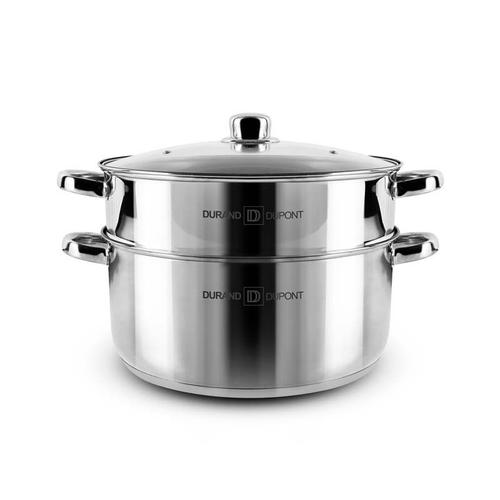 Couscoussier Inox 30 Cm Tfi Avec Couvercle En Verre Marrakech 20 De Kitchencook