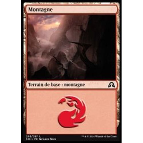 Foil Montagne - Magic Mtg - Ténèbres Sur Innistrad - 293/297 