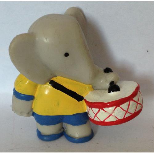 Figurine Pom Avec Son Tambour - Série Babar (Plastoy)