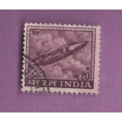 Timbre Inde India Postage Avion 