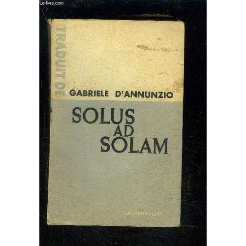 Solus Ad Solam- Journal D Un Amour