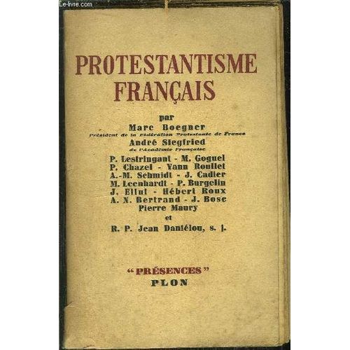 Protestantisme Francais