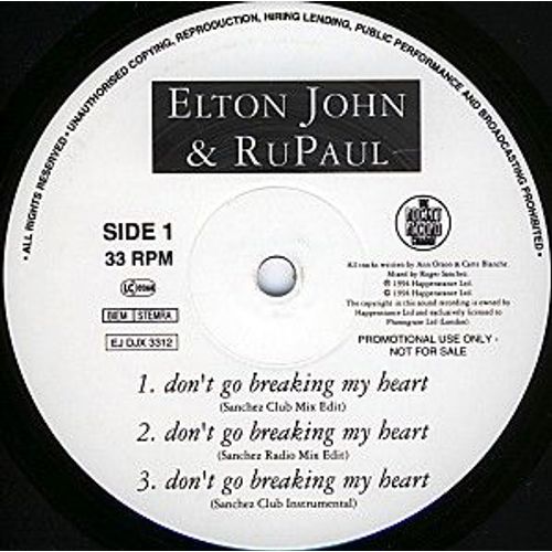 Don't Go Breaking My Heart