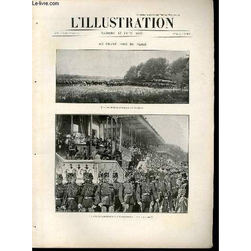 L'illustration Journal Universel N° 2938 - Gravures: Au Grand Prix De Paris Par Charaire - L'affaire Dreyfus À Rennes, Salle Du Conseil De Guerre, Photographies Par La Maison Colombo / ...