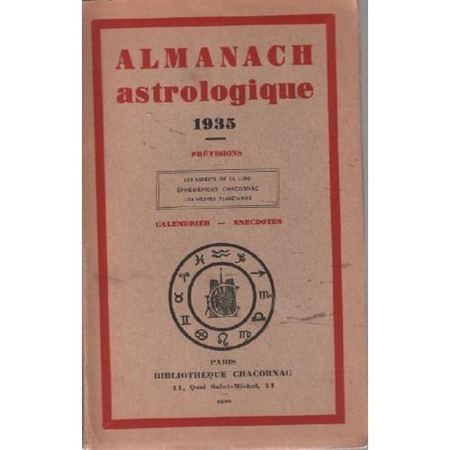 Almanach Astrologique 1935