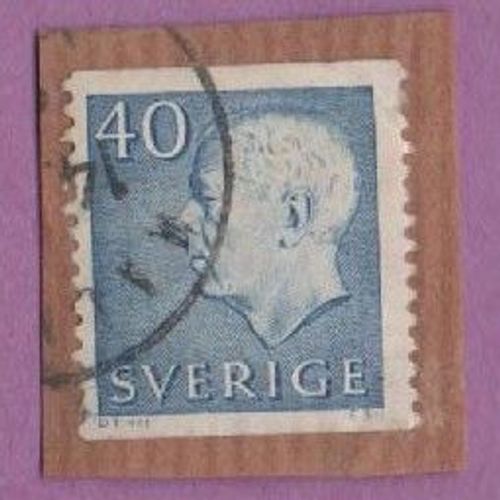 Timbre Suede Sverige Personnages 40