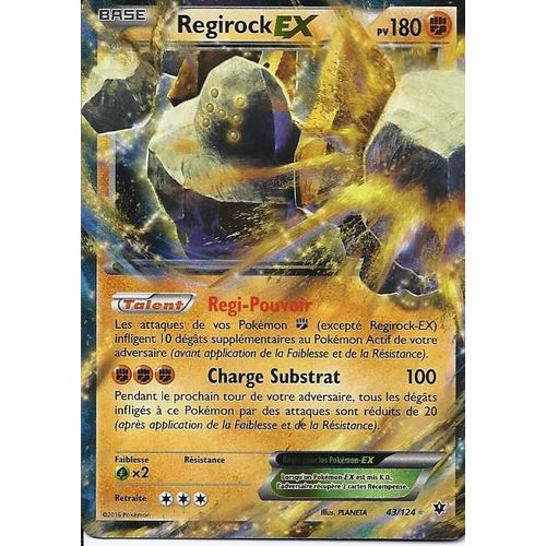 Regirock Ex 43/124 Xy Impact Des Destins