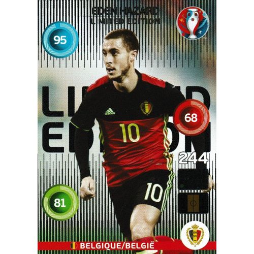 Carte Adrenalyn Euro 2016 - Eden Hazard - Limited Edition