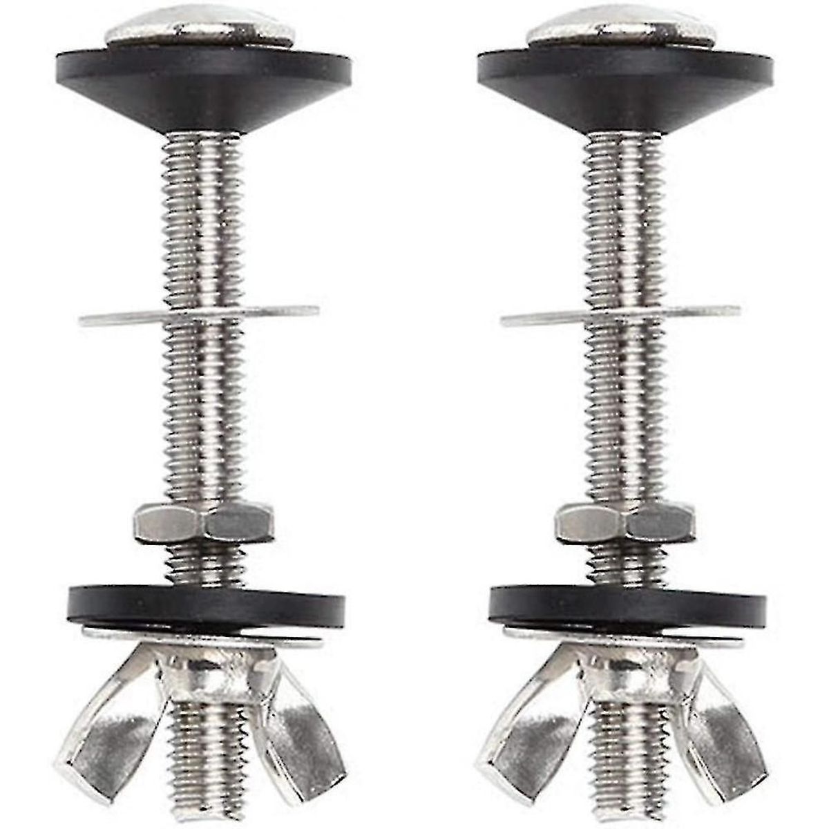 Jeu de 2 vis pour rservoir de cuvette WC - inox, universell...