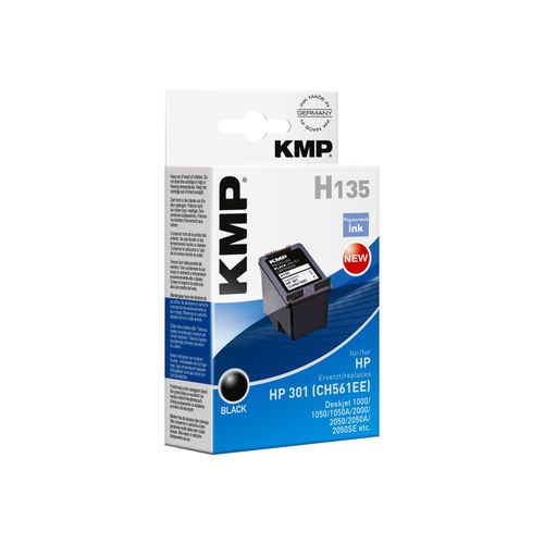 KMP H135 Tintenpatrone schwarz kompatibel mit HP CH 561 EE