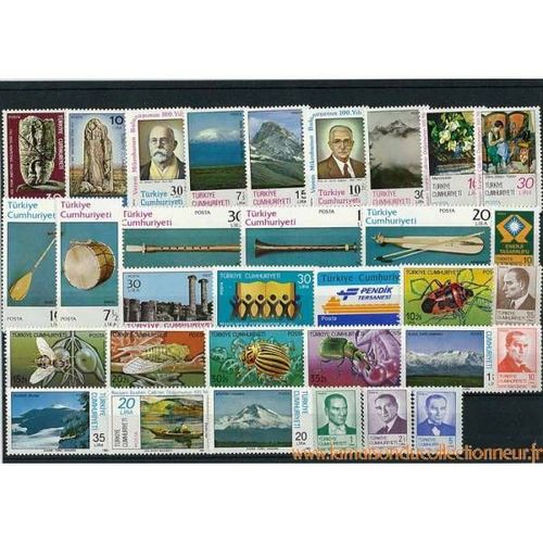 Turquie 1956 Annee Complete Timbres Neufs