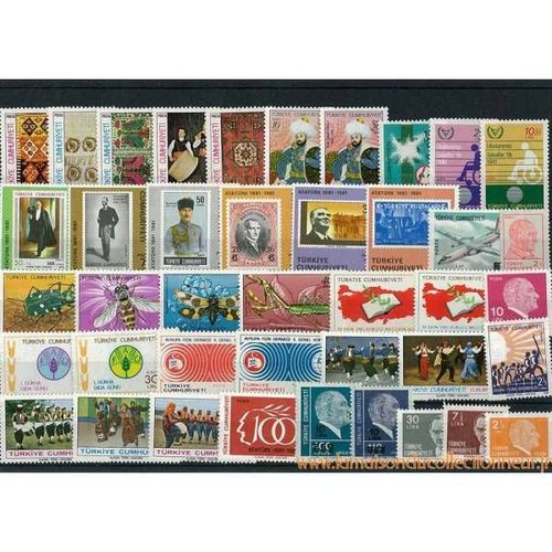 Turquie 1981 Annee Complete Timbres Neufs **