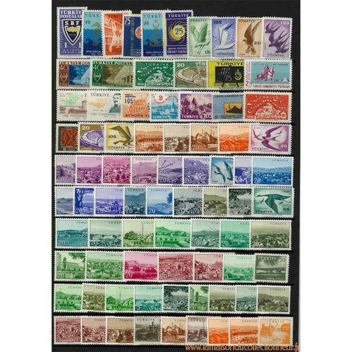 Turquie 1959 Annee Complete Timbres Neufs **