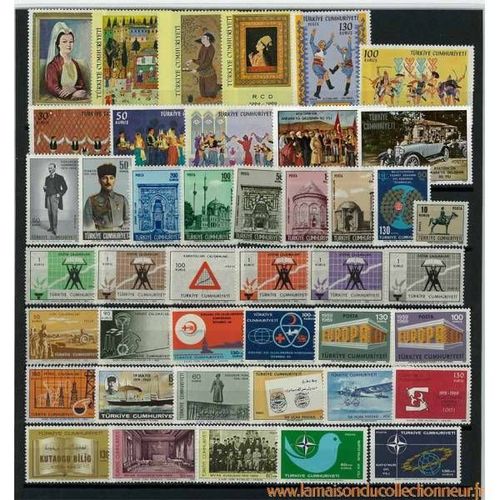 Turquie 1969 Annee Complete Timbres Neufs **