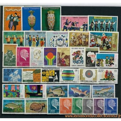 Turquie 1975 Annee Complete Timbres Neufs **