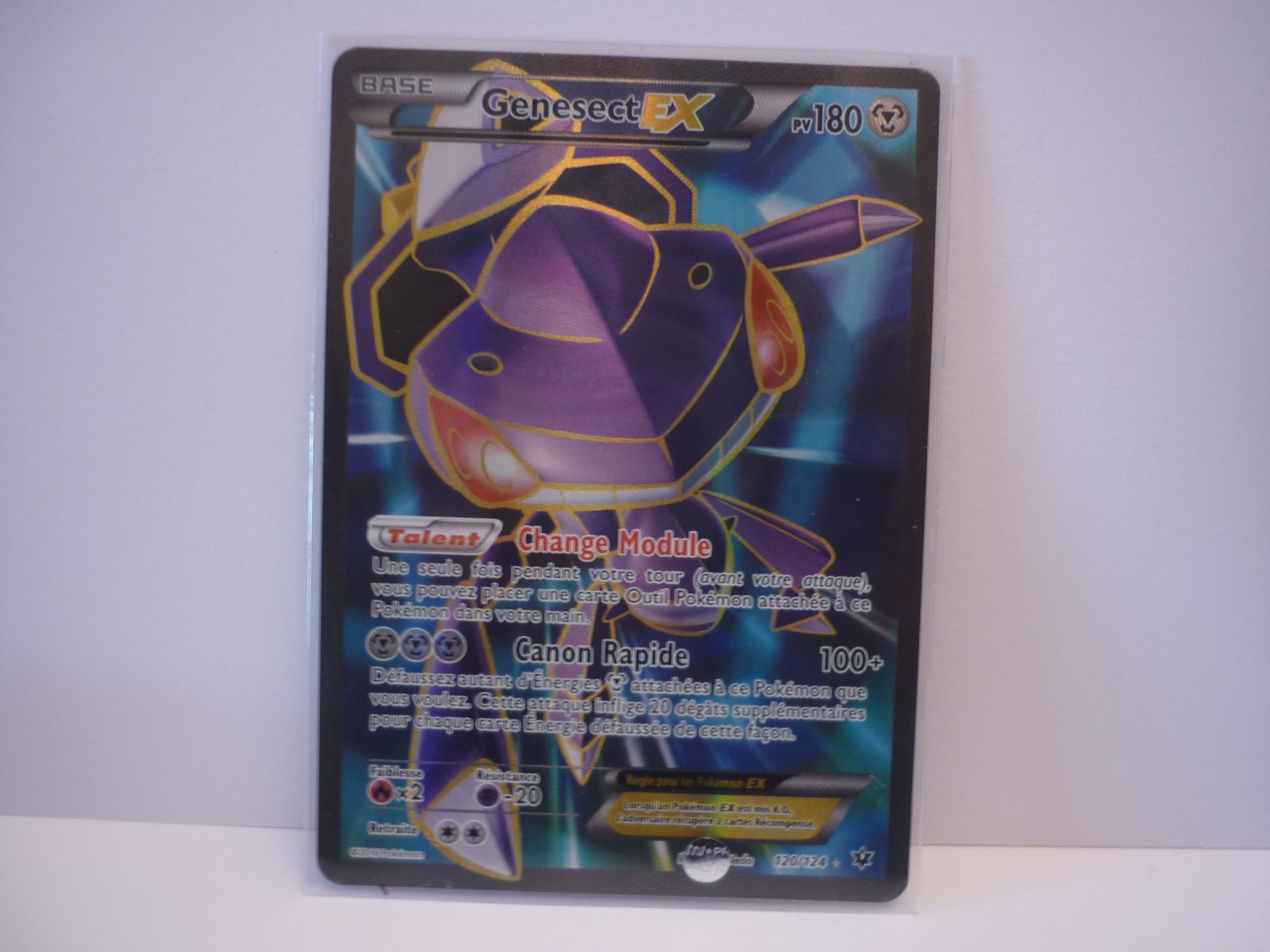  Genesect Ex Full Art 120/124 180pv Xy10 Impact Des Destins