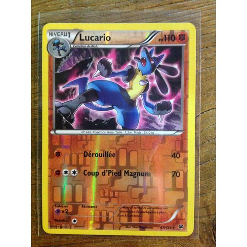 Lucario Reverse 47/124 Xy Impact Des Destins