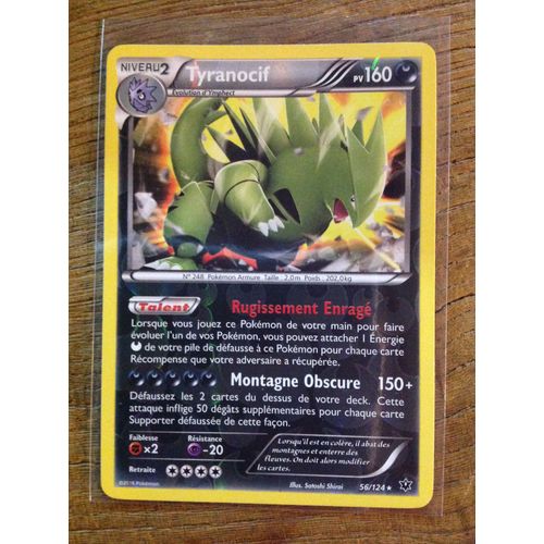 Tyranocif Reverse 56/124 Xy Impact Des Destins