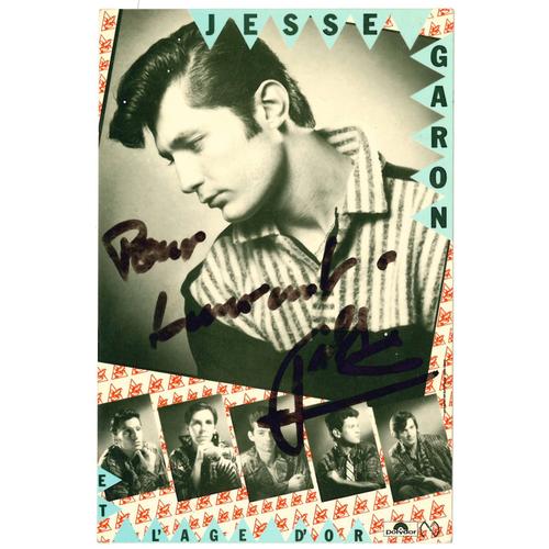 Carte Autographe Jesse Garon