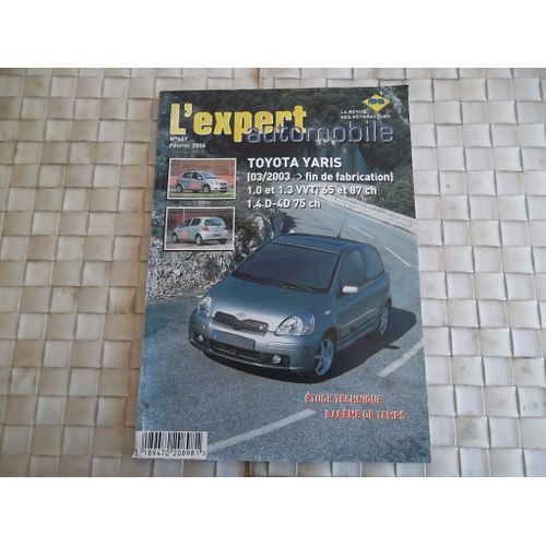 Revue Technique Toyota Yaris Essence Et Diesel Depuis 03/2003