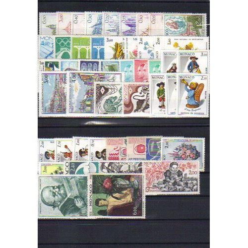 Monaco 1984 Annee Complete Neuve **