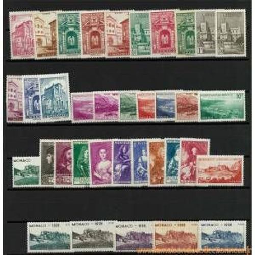 Monaco 1939 Annee Complete Neuve **