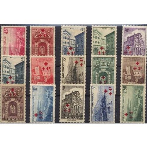 Monaco 1940  Annee Complete Neuve **