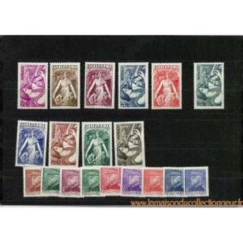 Monaco 1941 Annee Complete Neuve **