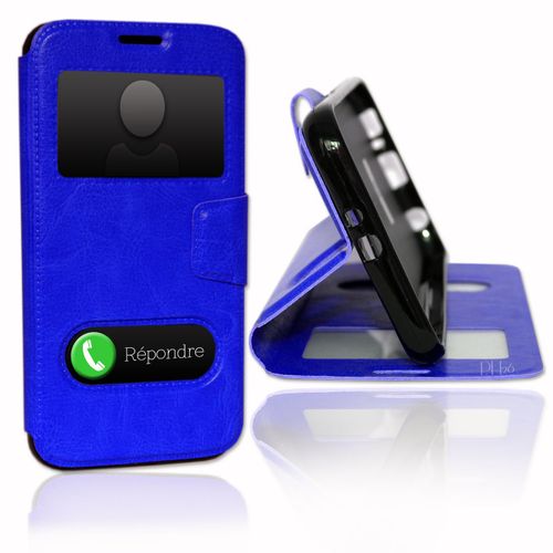 Samsung Galaxy E7 Étui Housse Coque Bleu By Ph26