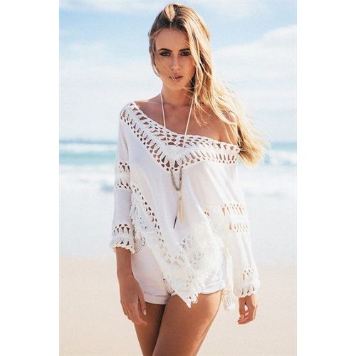 Top Robe Plage Été 38 40 42 Lingerie Swimwear Woman Beachwear Mg05