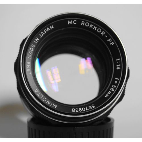 MINOLTA MC ROKKOR-PF 58mm 1.4