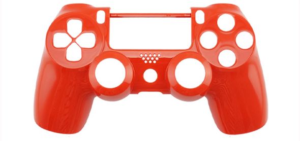 Coque Façade Avant Manette Ps4 Rouge