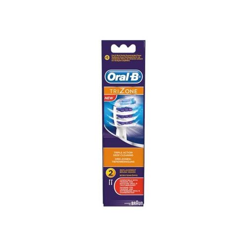 Oral-B EB30-2 TriZone - Tête de brosse de rechange - pour brosse à dent (pack de 2) - pour TriControl 4715