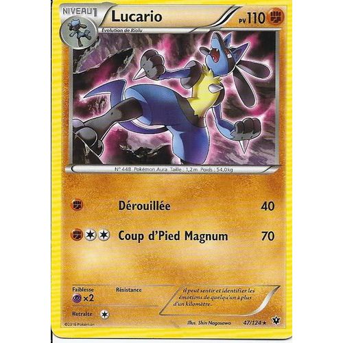 Lucario 47/124 - Pokemon Xy10 Impact Des Destins 