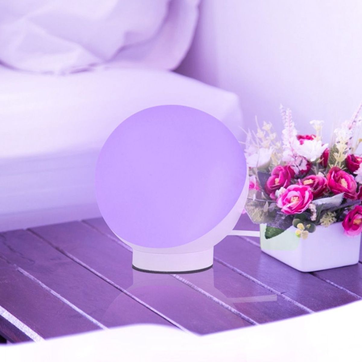 Lampe De Table Led Wifi Smart Rgbw, Commande Vocale, 100-264... - 3