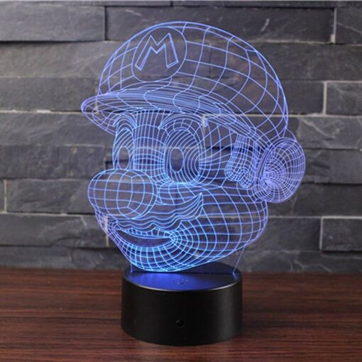 Veilleuse Illusion 3d, Bureau Led, Veilleuse De Table, Goodn... - 4