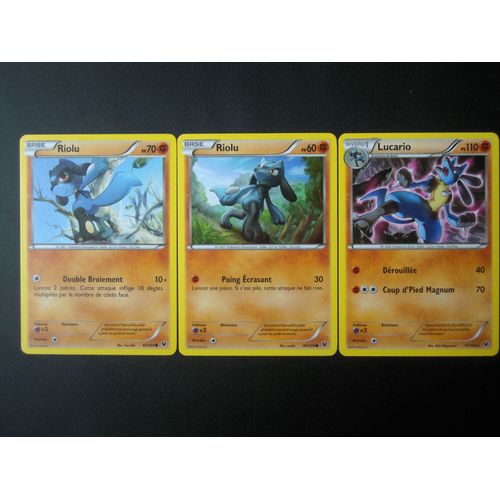 Impact Des Destins - Riolu (45) + Riolu(46) + Lucario (47/124)