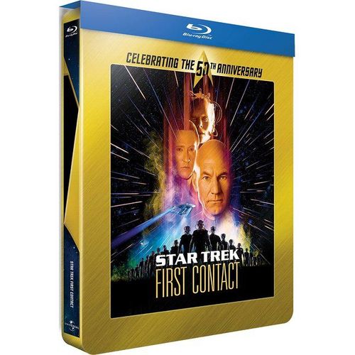 Star Trek : Premier Contact - 50ème Anniversaire Star Trek - Édition Boîtier Steelbook - Blu-Ray