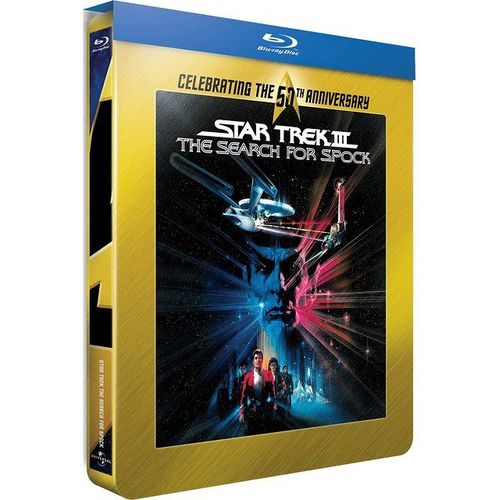 Star Trek Iii : À La Recherche De Spock - 50ème Anniversaire Star Trek - Édition Boîtier Steelbook - Blu-Ray