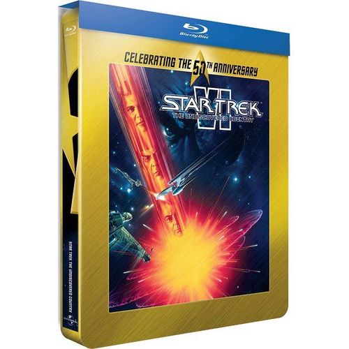 Star Trek Vi : Terre Inconnue - 50ème Anniversaire Star Trek - Édition Boîtier Steelbook - Blu-Ray