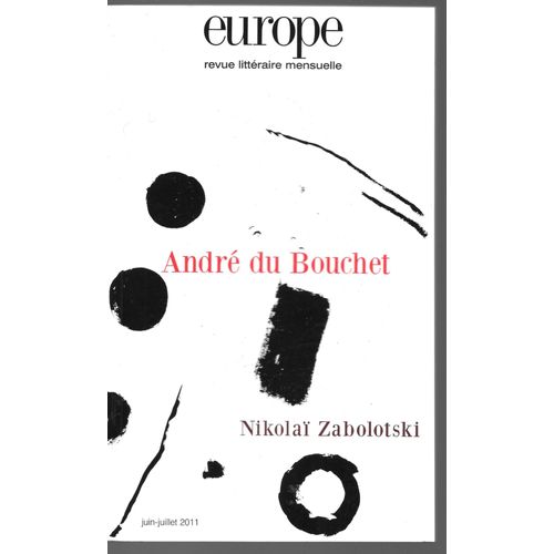 Europe 986-987, Juin-Juille - André Du Bouchet
