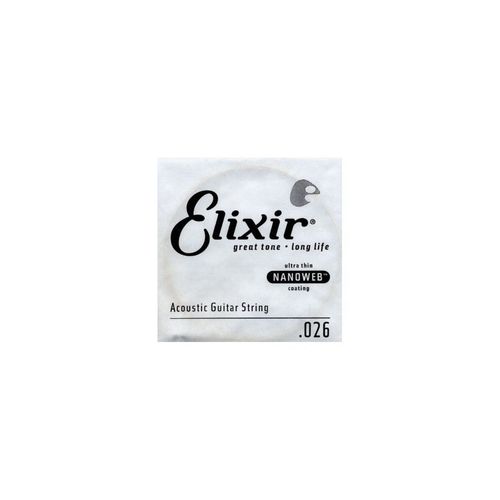 Corde Au Détail Guitare Acoustique Elixir Nanoweb 026 - 15126