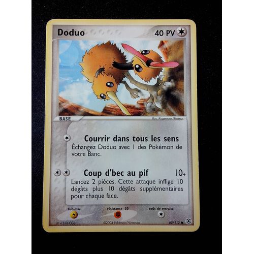 Doduo 62/112 Set Ex Rouge Feu & Vert Feuille Fr