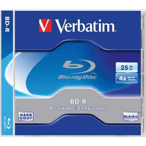 Blu-RAy vierge Verbatim BD-R 25 GB 6x LTH Type
