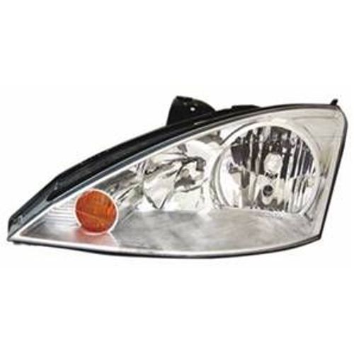 Phare Optique Avant Gauche Pour Ford Focus I Phase 2, 2001-2004, H7+H1, Manuel/Électrique, Neuf